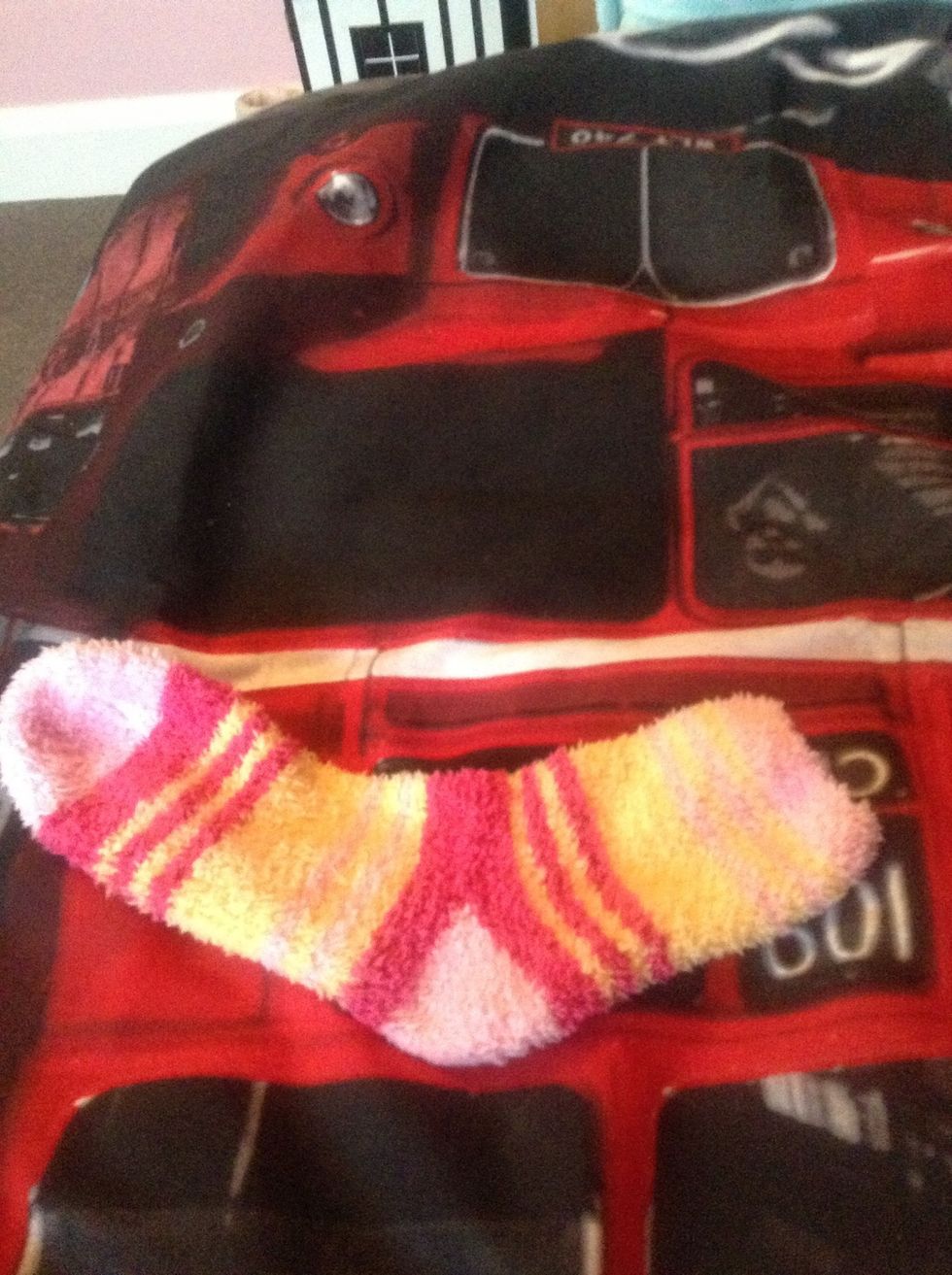 1.take your first sock