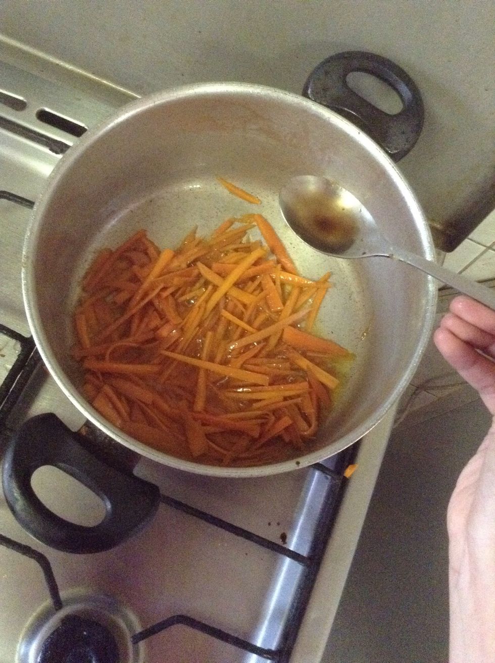 1 tbsp of soya sauce and 1 tbsp of vinegar