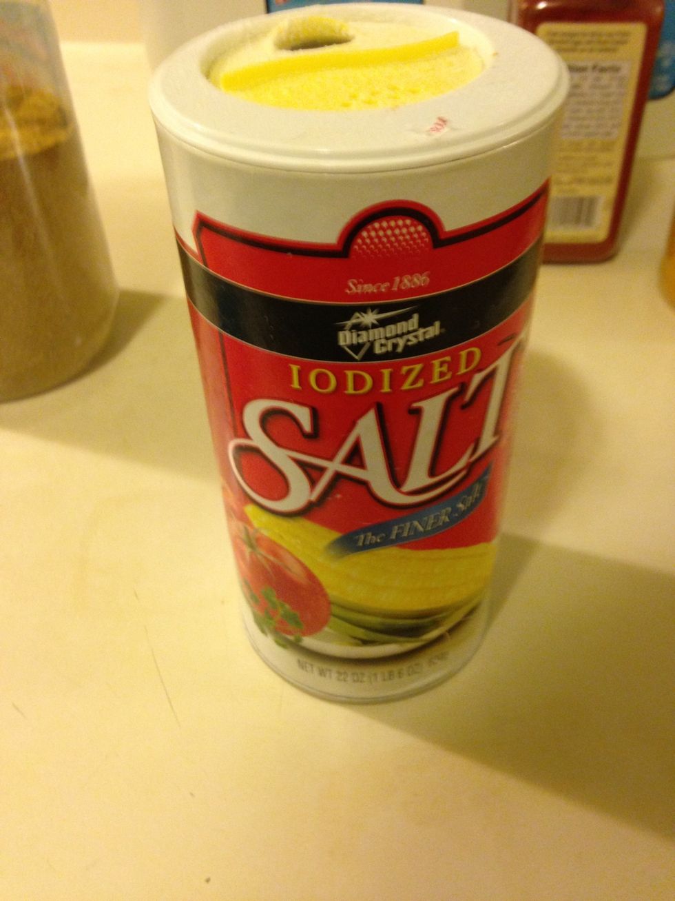 1 tea spoon of salt