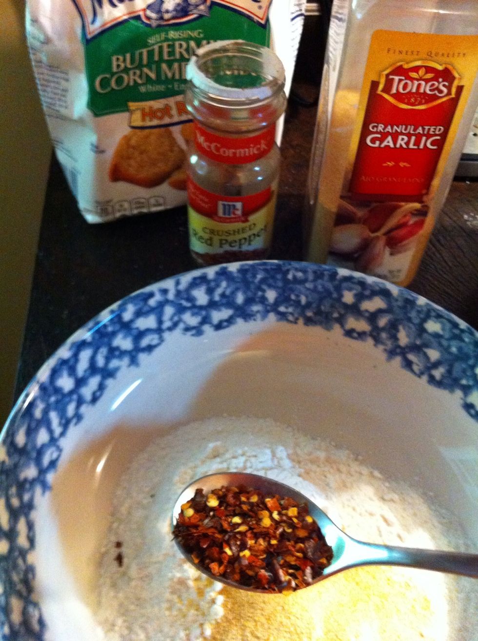 ..1 teaspoon crushed red pepper..