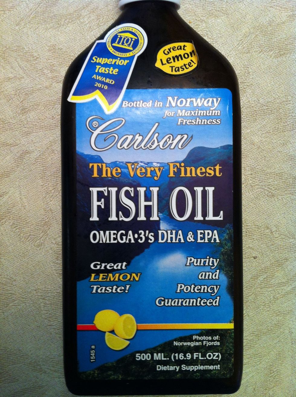 1 teaspoon fish oil.