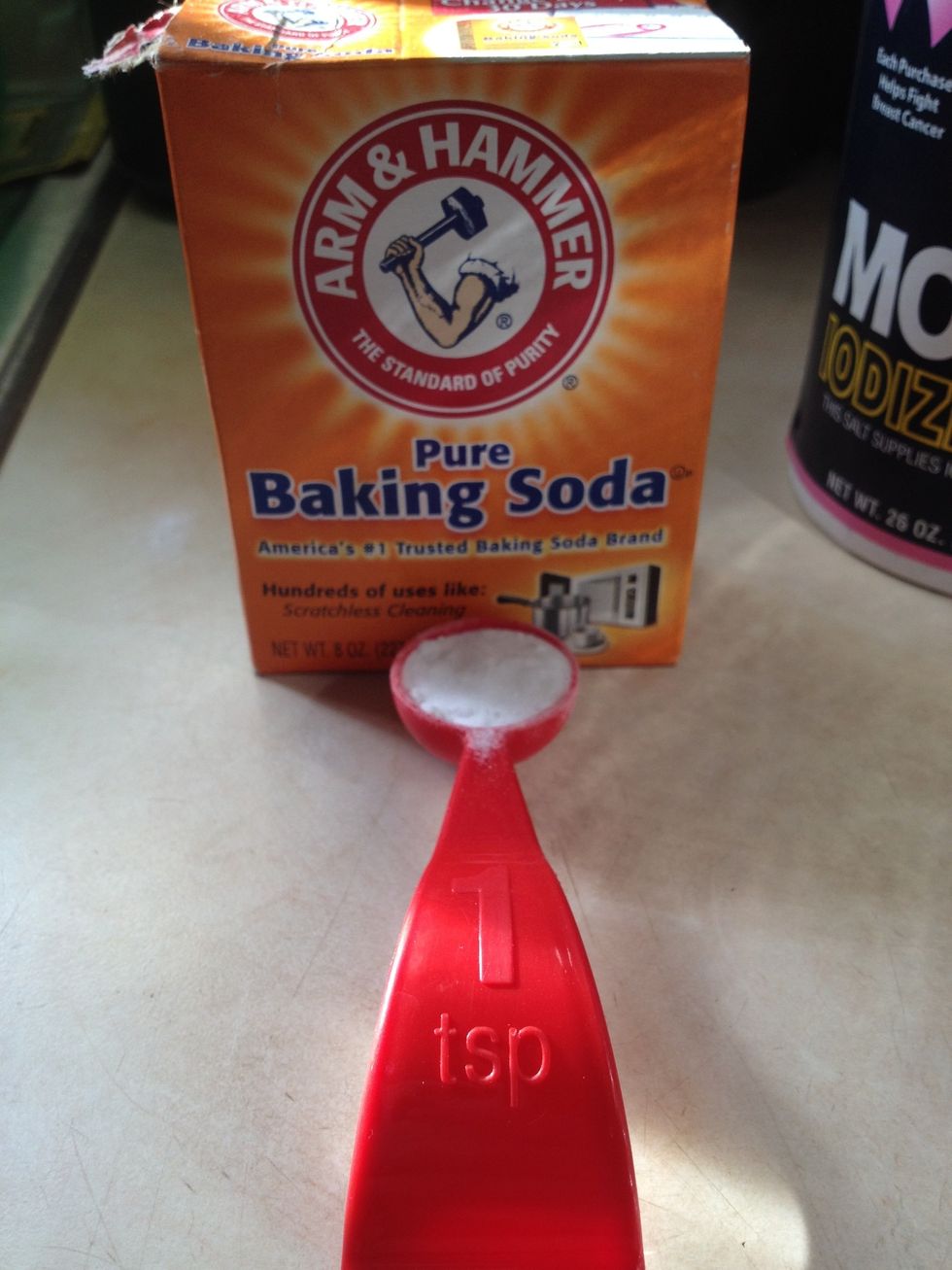 1 teaspoon of Baking Soda
