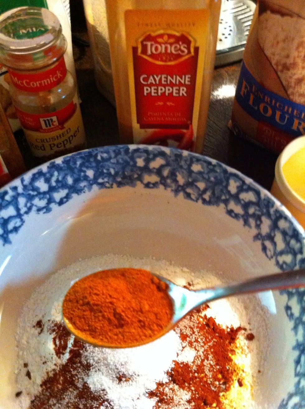 ..1 teaspoon of cayenne..