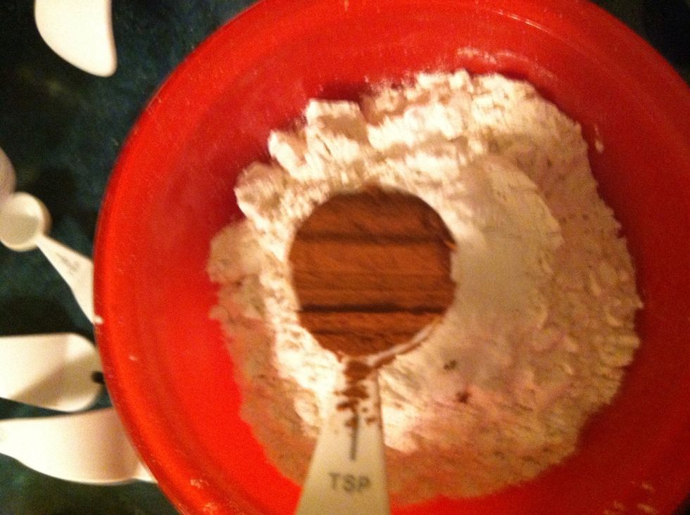 ...1 tsp ground cinnamon...