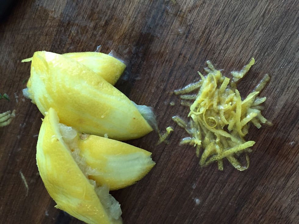 1 tsp lemon zest
