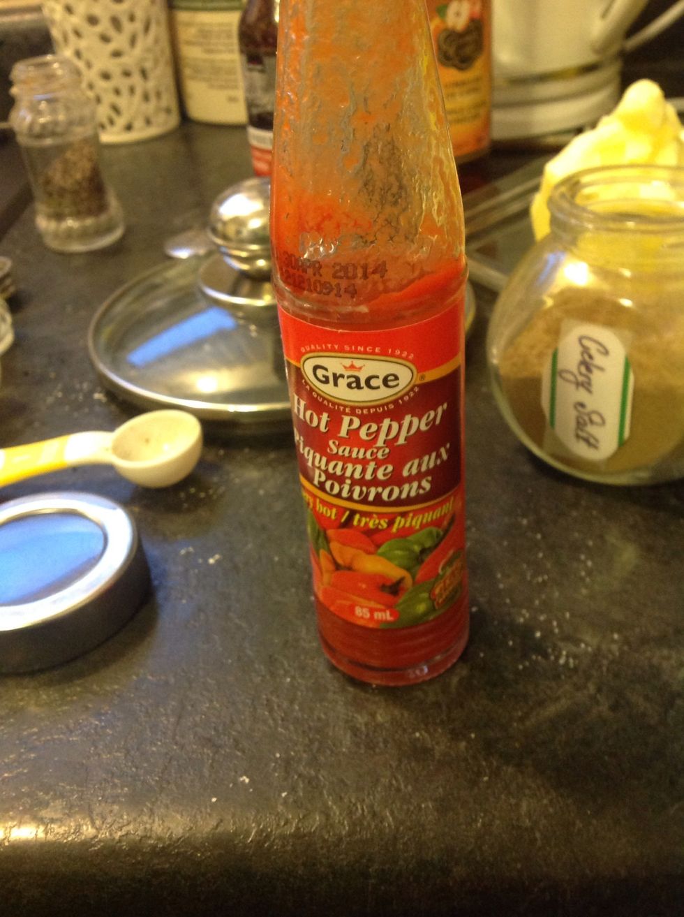 1 Tsp of Hot Pepper Sauce