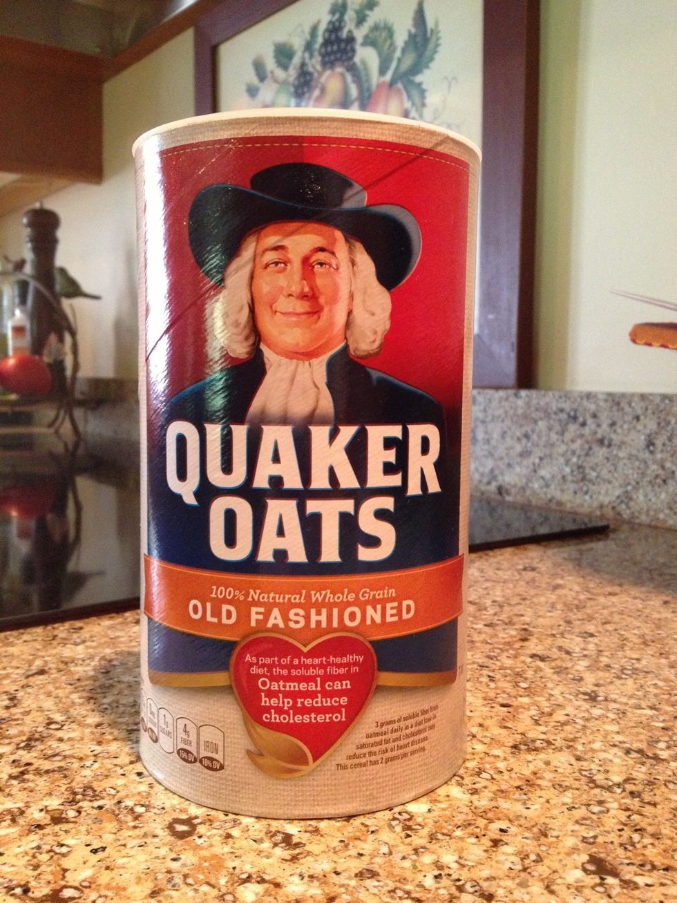 1 tsp of oatmeal optional... I used plain oats. Helps exfoliate