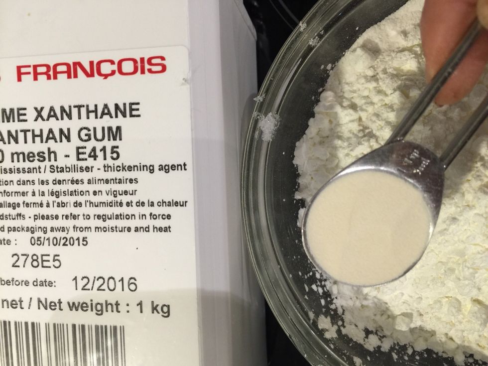 + 1 tsp xanthane gum