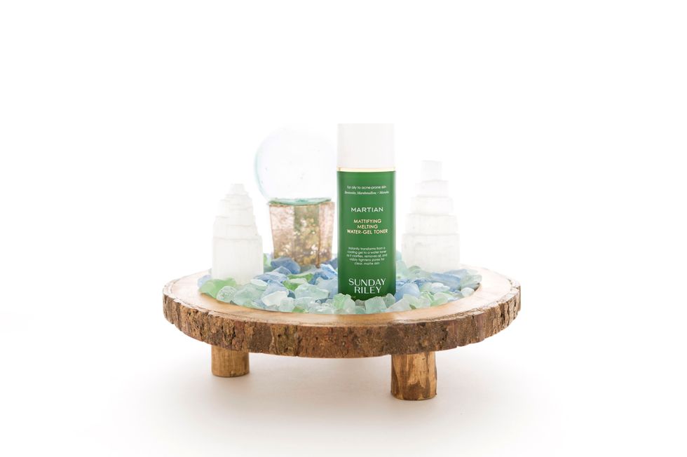 11. Don't be intimidated by the green tint \u2014 this magical product instantly transforms from a treatment gel to a water toner.