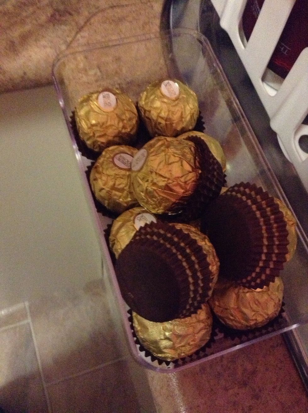 12.) Grab your 6 Ferrero Rochers