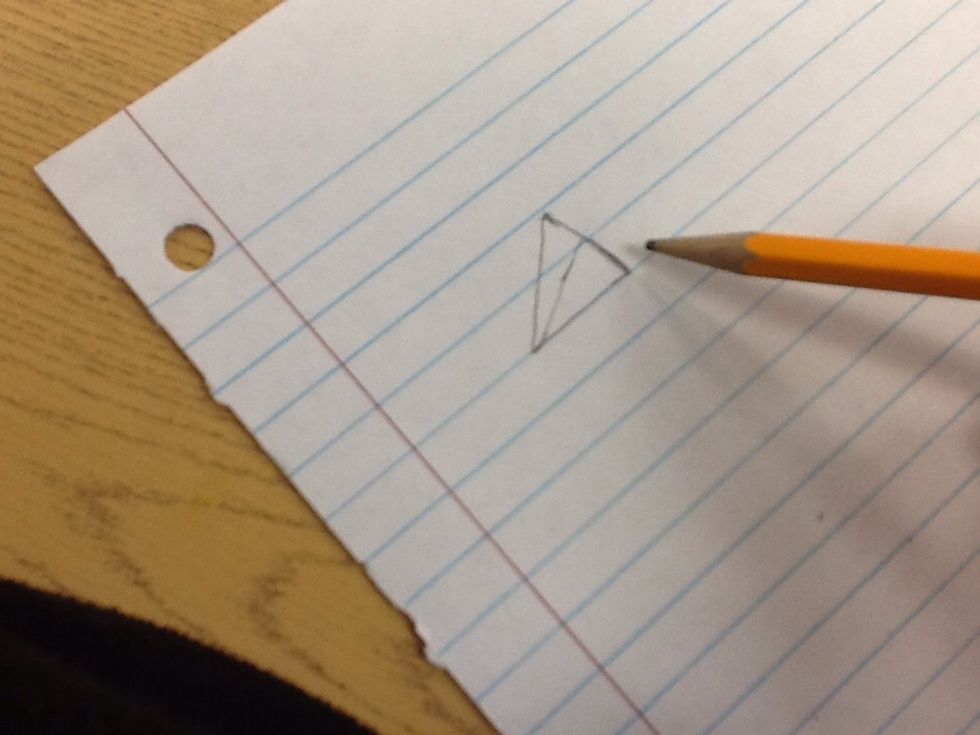 12.Pick up the pencil from the paper.