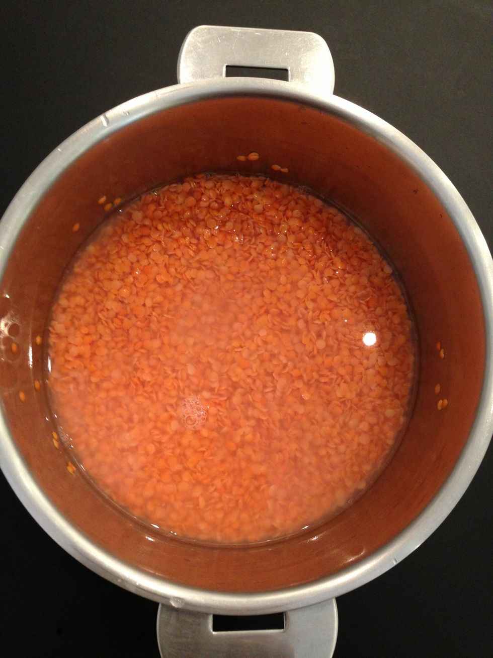 170g/1cup add 1.5 cup water boil . 30 mins. Check. Stir add hot water if necessary. They should become rather dry and easy to mash