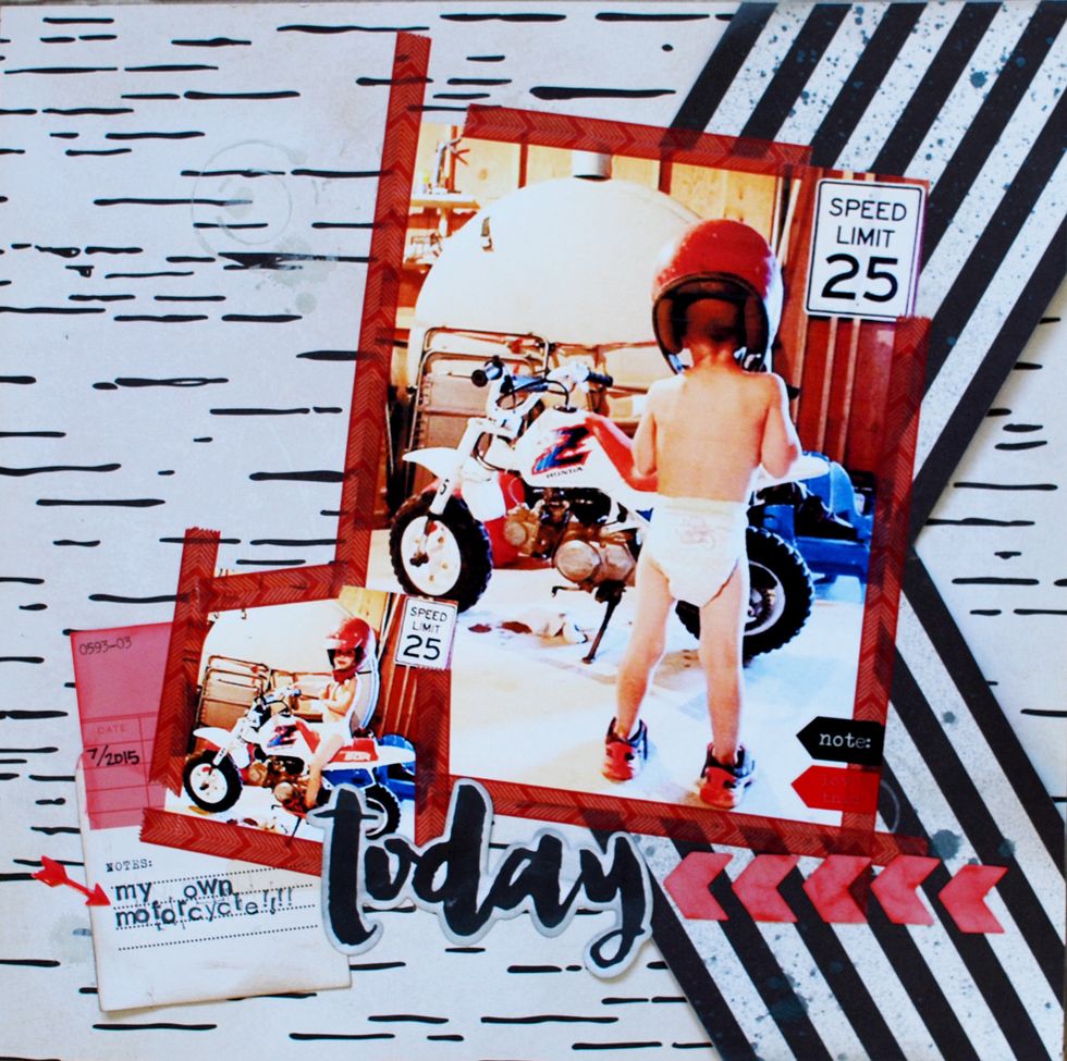 19.\tYou now have a finished layout!  Find all your supplies at http://www.fotobella.com. Tutorial by FotoBella Design Team Member Jeri