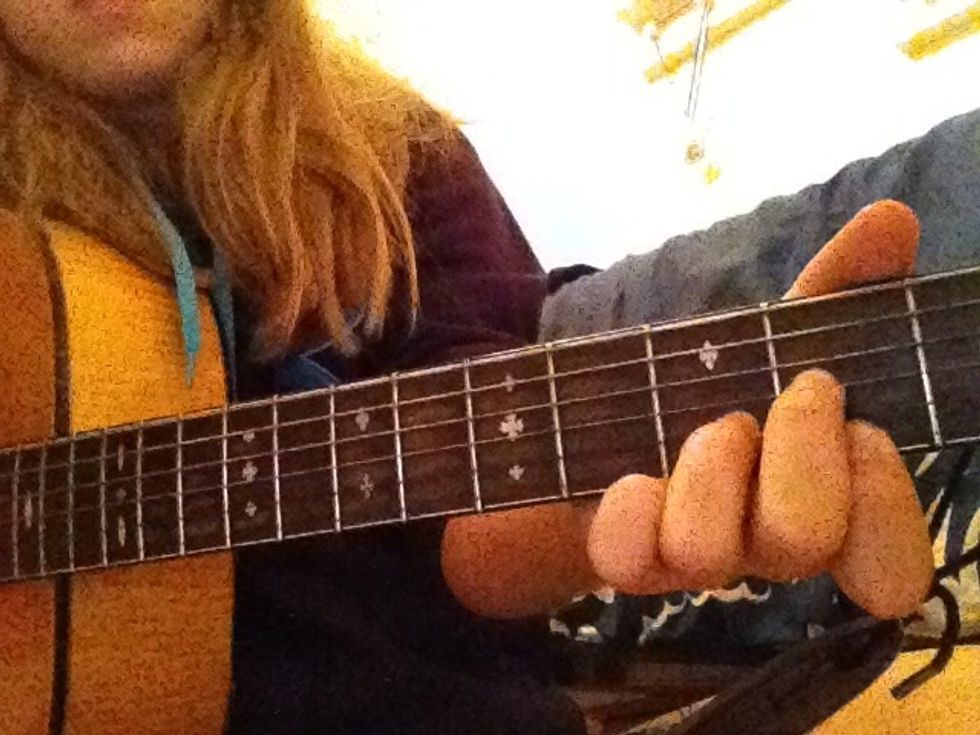 19.) You just played a D Major chord!