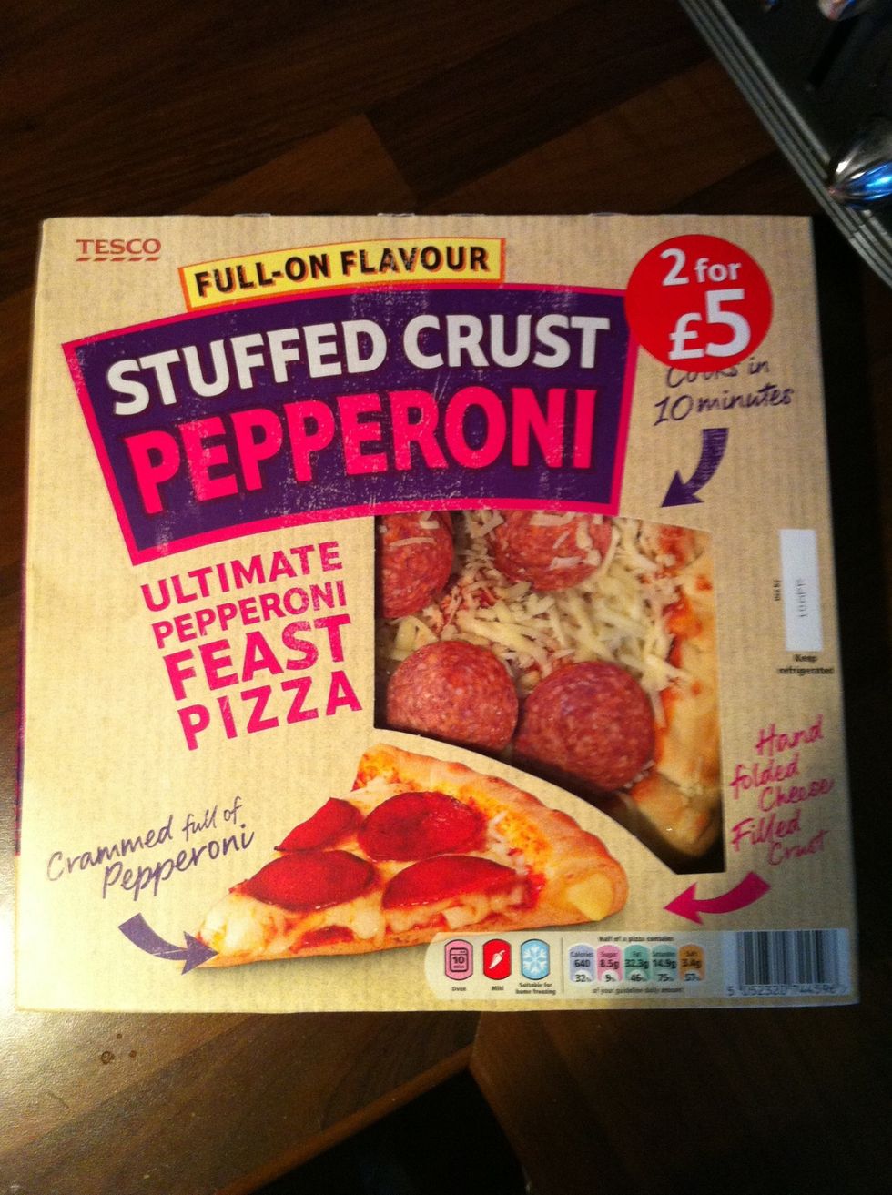 1st select your pizza.  this is my fave at the moment :)