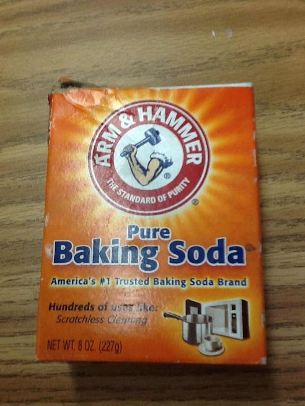 1tsp of baking soda.