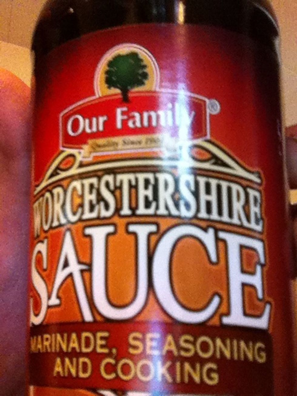 1tsp of this lovely sauce I only just learned to pronounce! Worcestershire Sauce!
