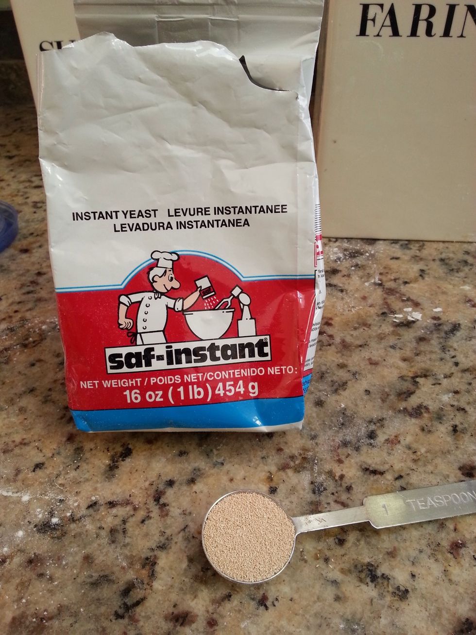 2 1/4 tsp yeast