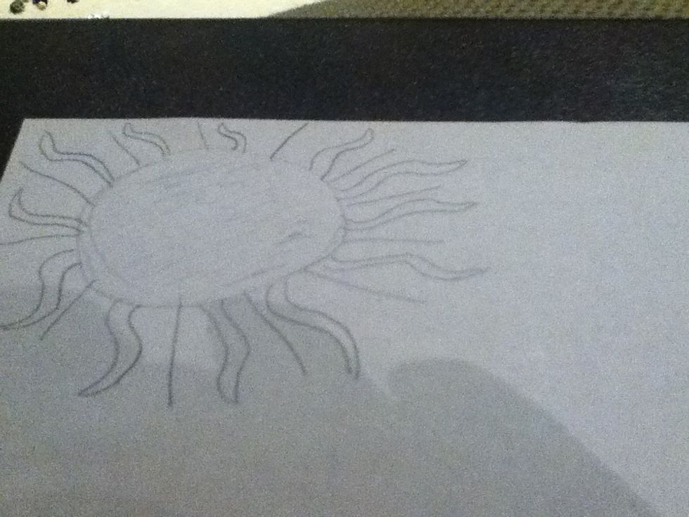 2.) Add a sun in the top left corner, sort of like this \ud83d\ude0b\u2600\u2600\u2600