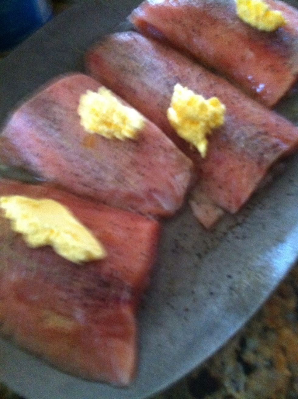 2////add some butter on top..set aside