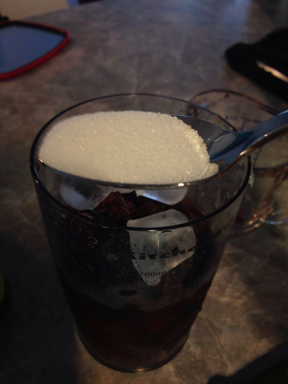 2 and a 1/2 cup of sugar