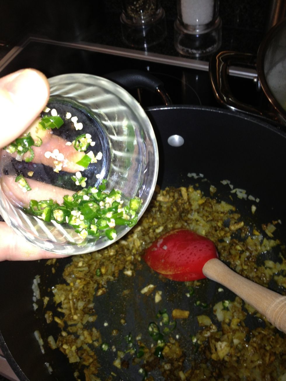 2 Chopped Green Chillies