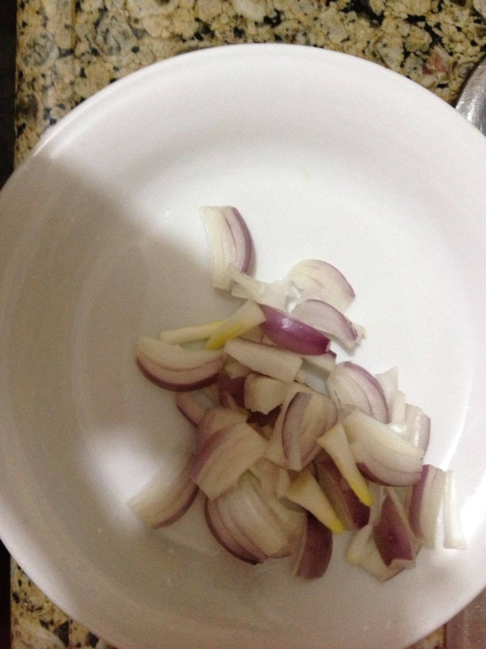 2 Chopped onions