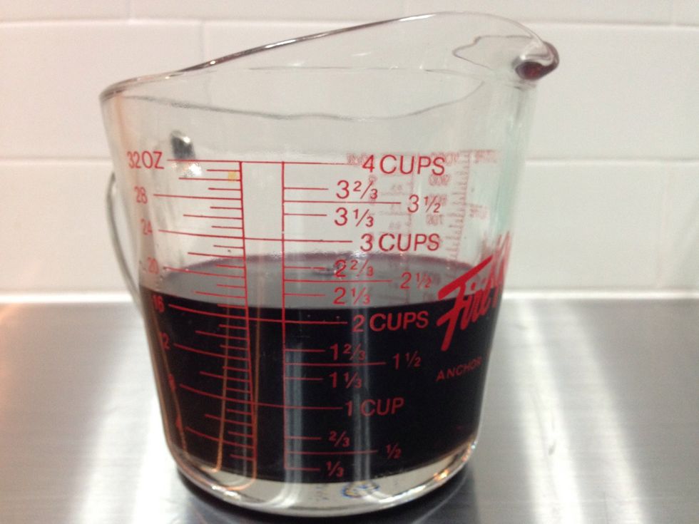 2 cup of the red wine mix with carrot, onion, garlic