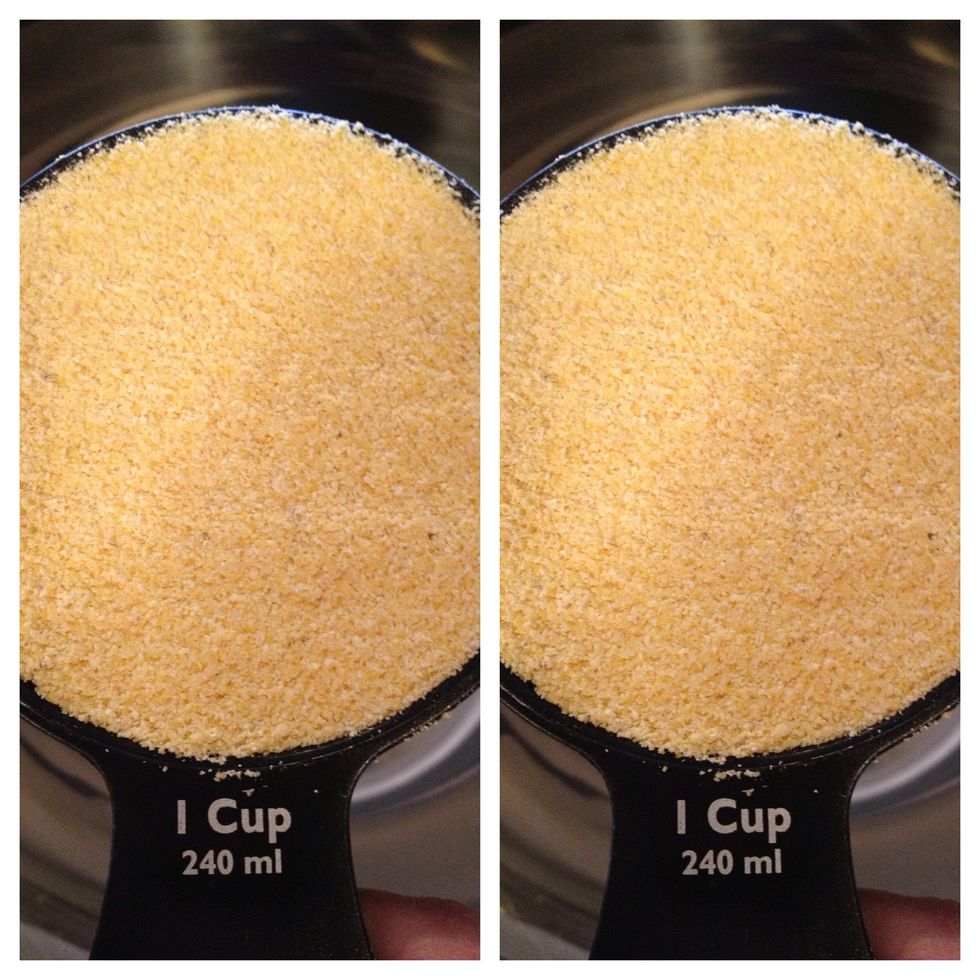 2 cups corn bread mix