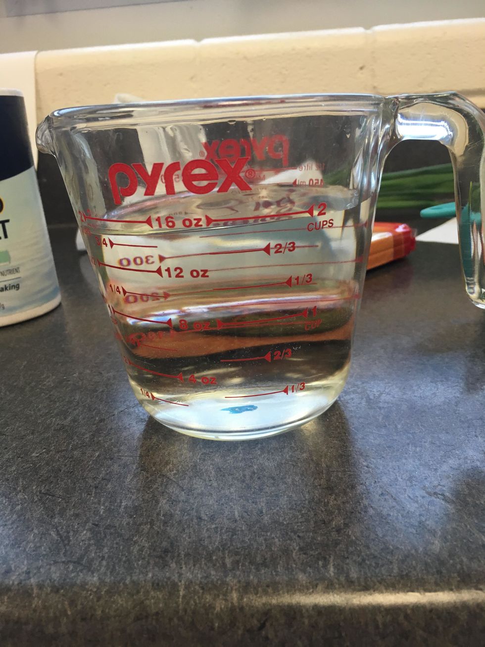 2 cups of water