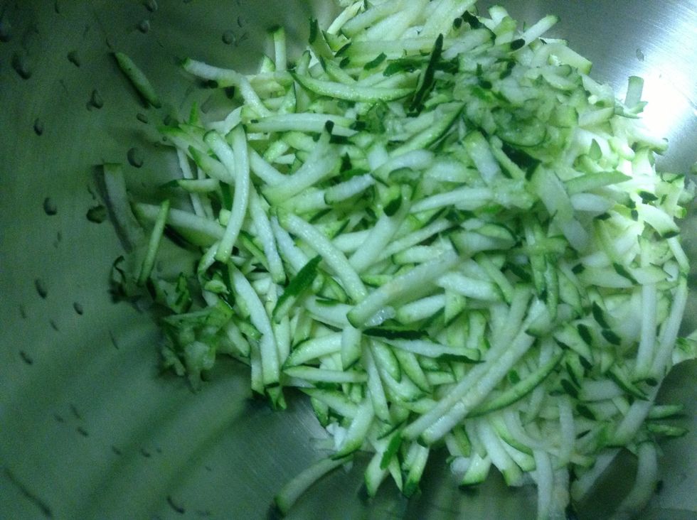 2 cups of zucchini shredded