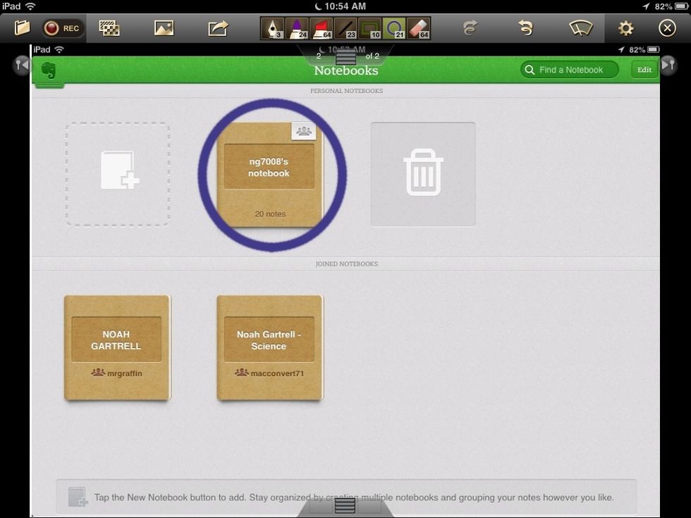 2. Go into YOUR folder, NOT the one your teacher gave you.
