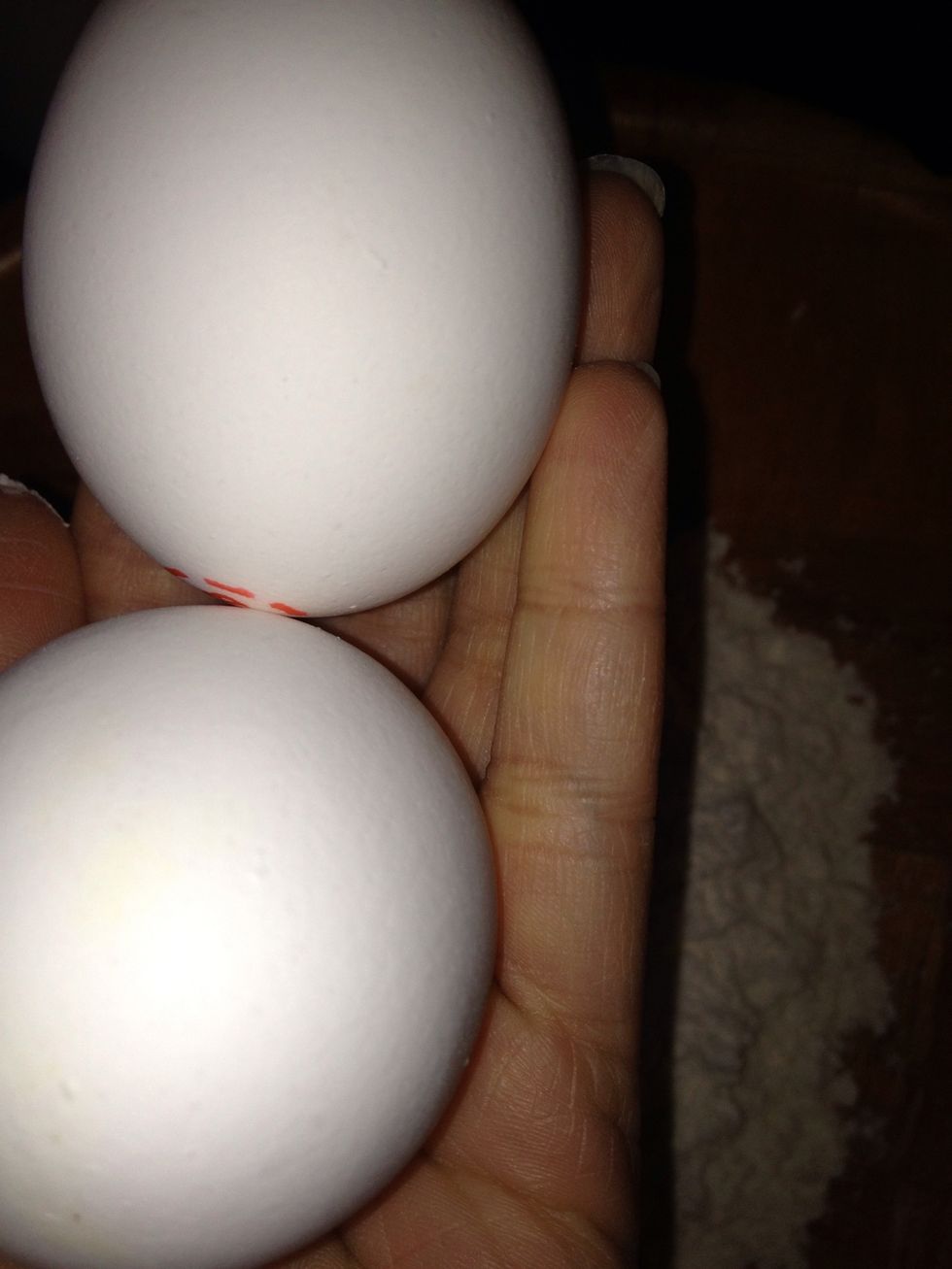 2 large eggs
