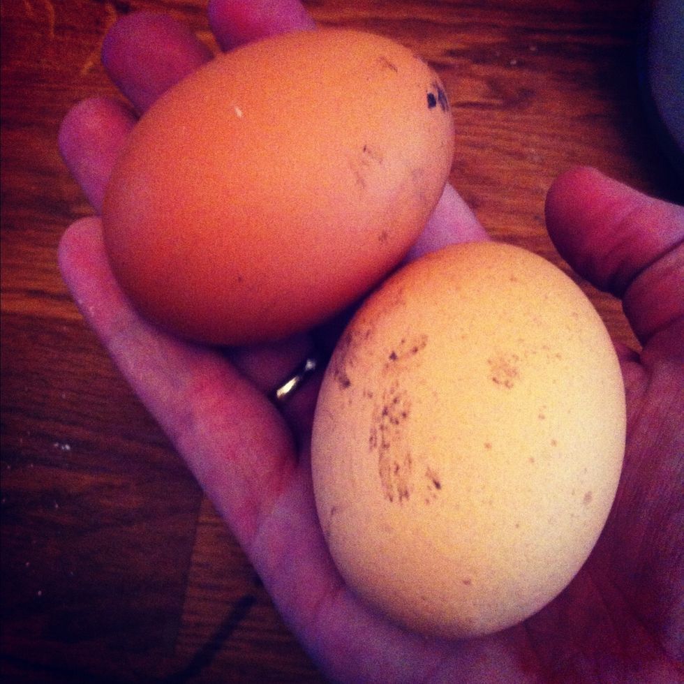 2 large eggs