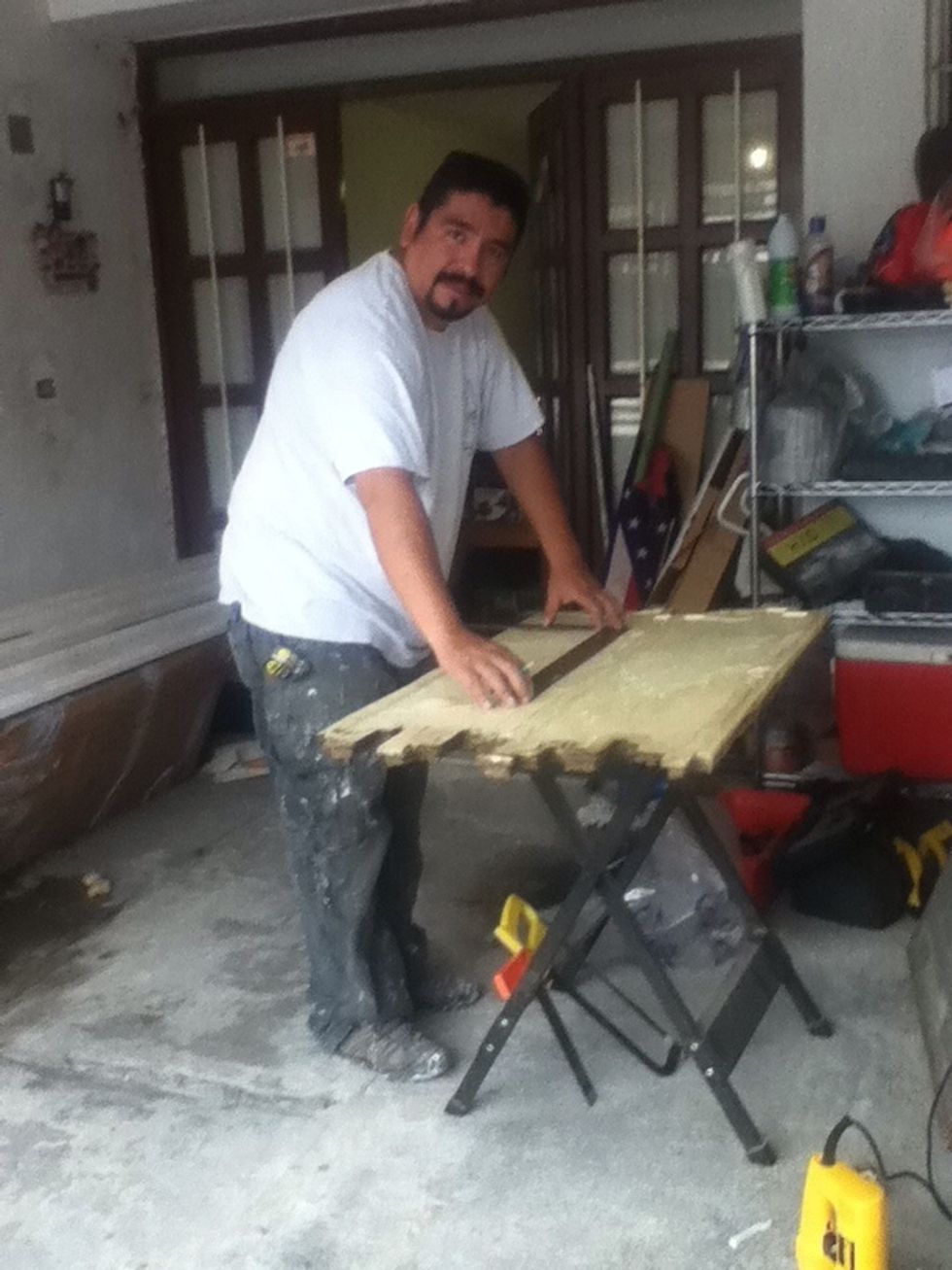 2) mide el decomuro que vas a colocar previamente