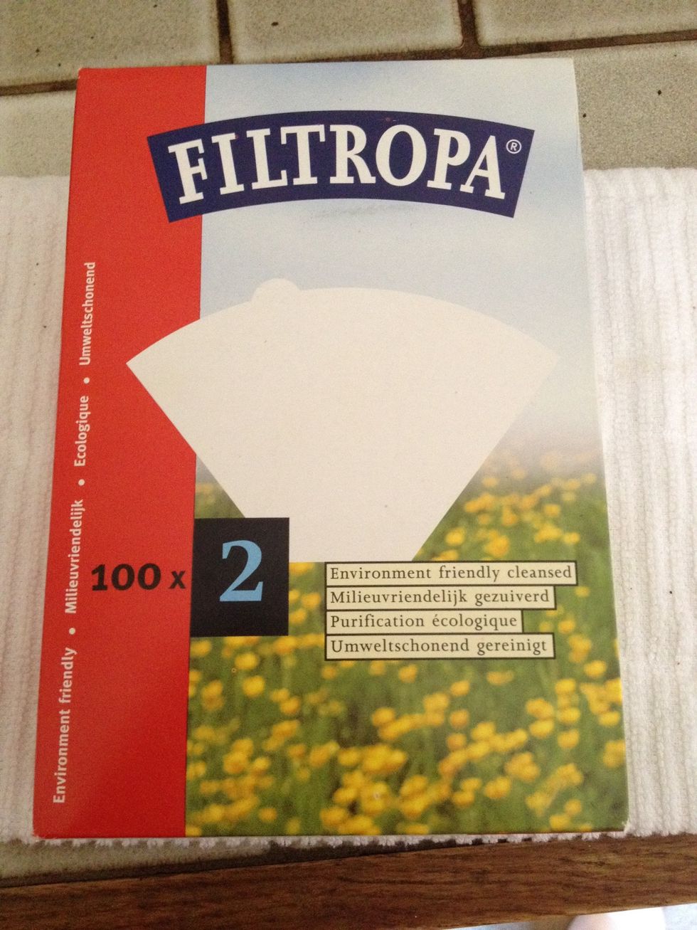 #2 paper cone filter