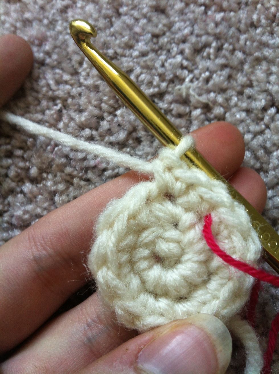 ... 2 single crochet in the next stitch