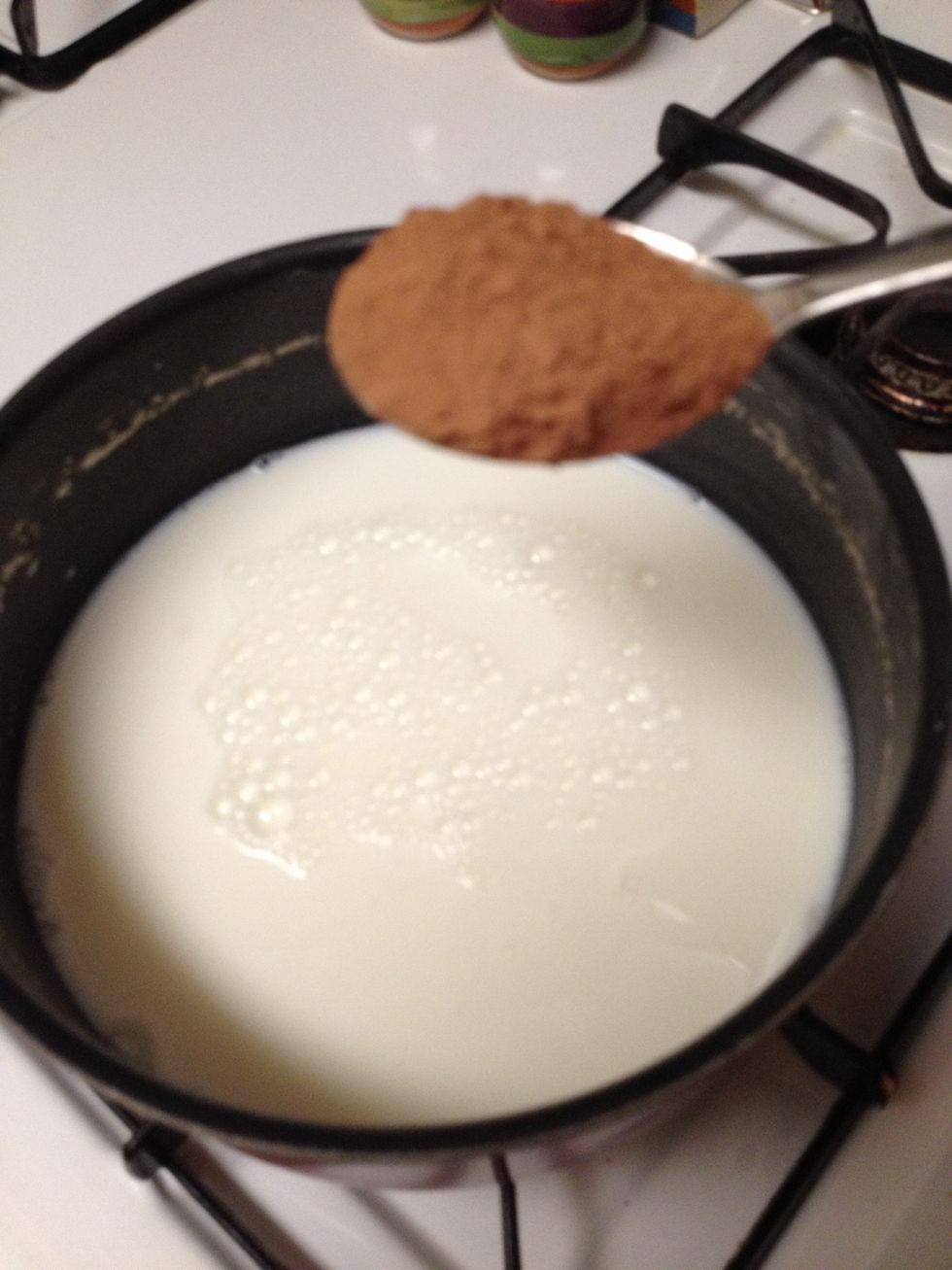 2 spoonfuls of cocoa powder