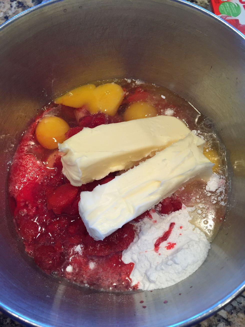 2 sticks of room temp butter