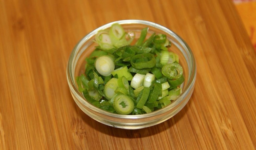 2 tablespoons green onions.