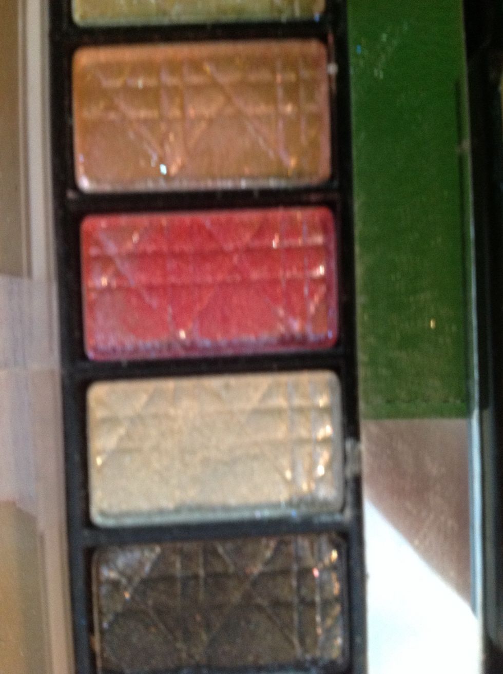 2) take your tan eye shadow