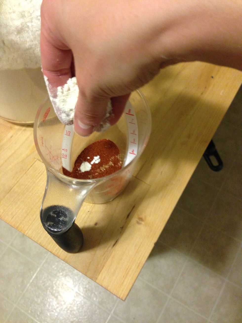 2 tsp of flour.
