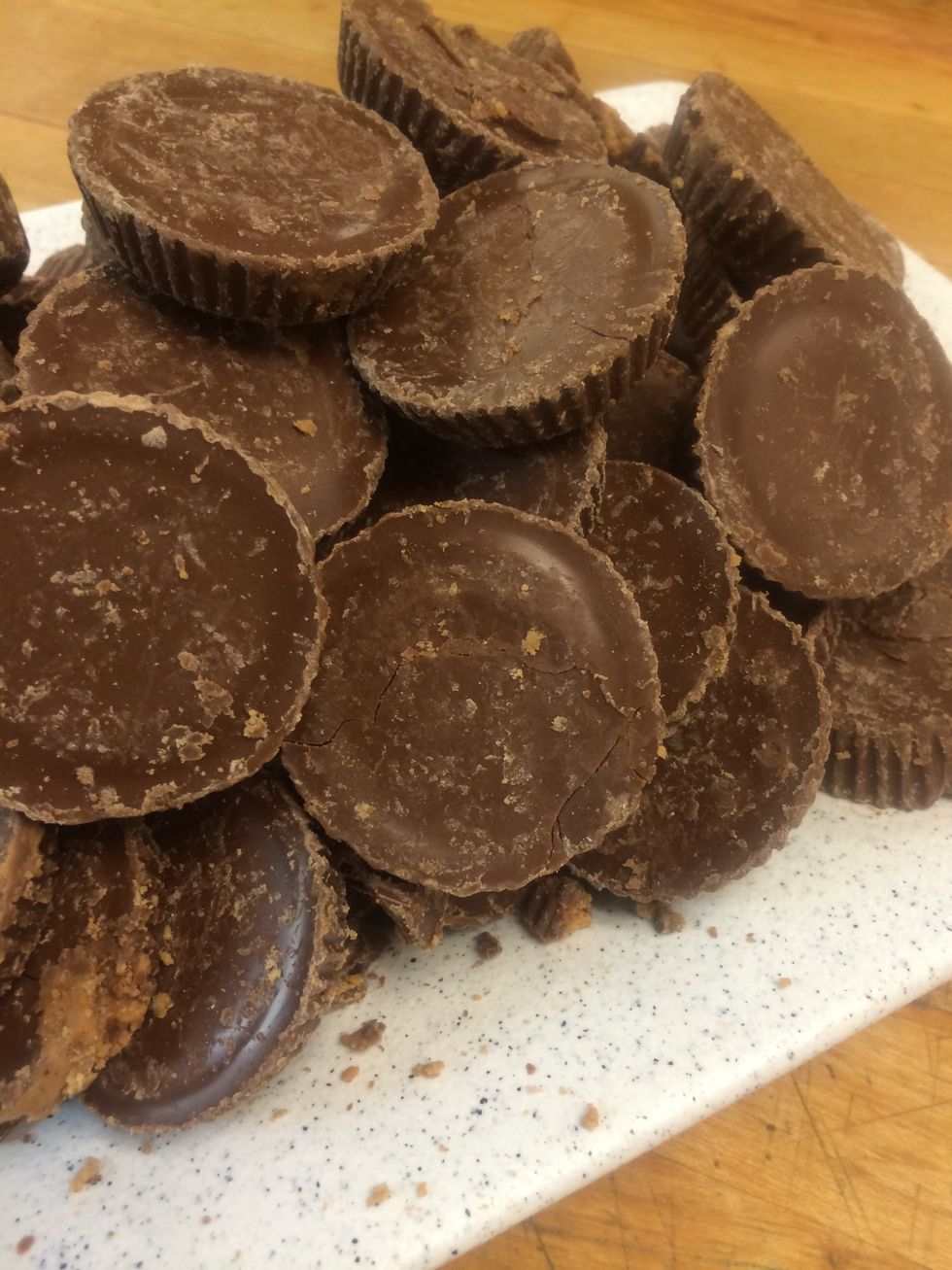 20 lbs. Reese's peanut butter cups.