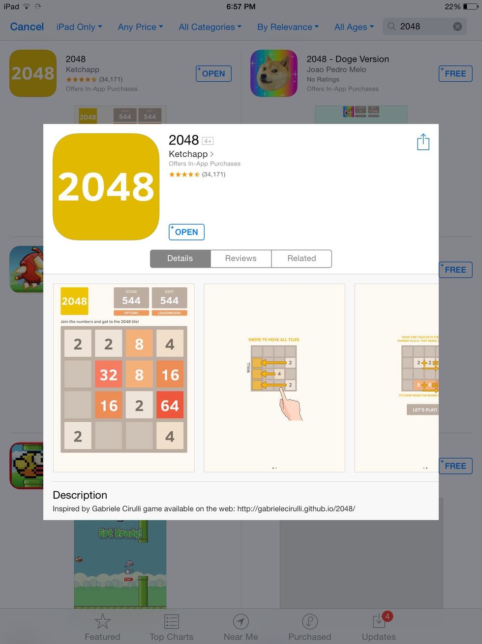 2048- A fun, fast paced and addictive puzzle game