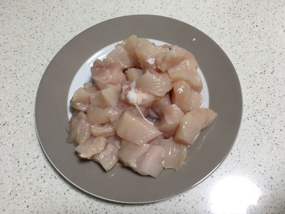 250g diced chicken breast