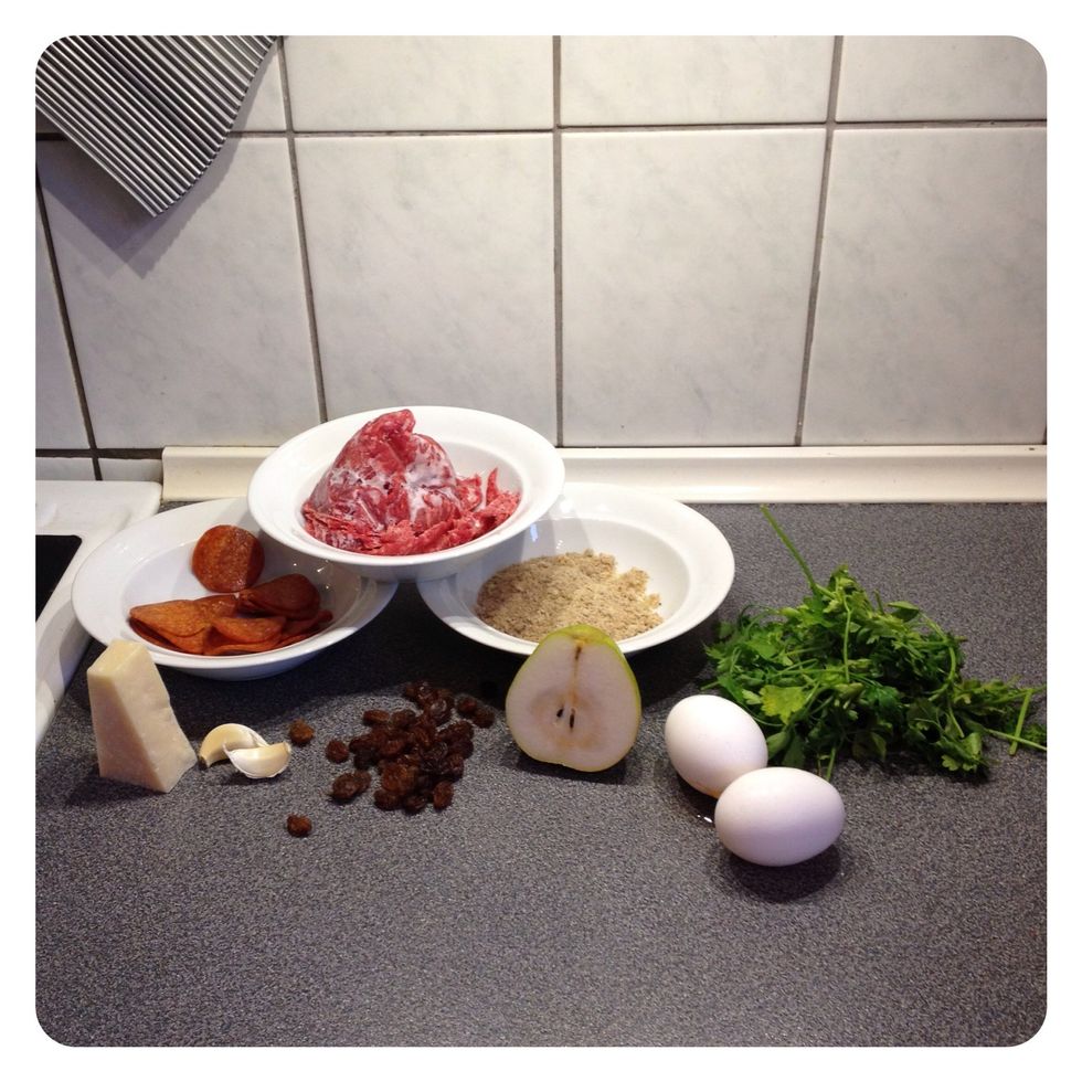 2nd task: Prepare the filling ...