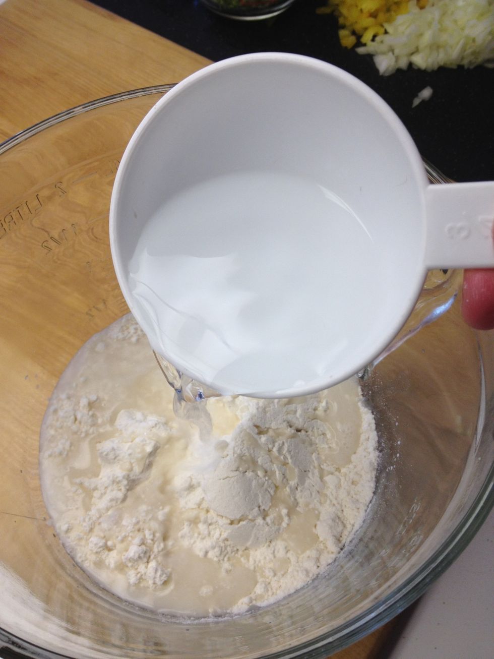 3/4 cup water