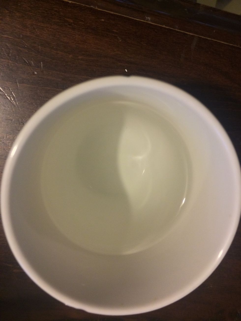 3/4 of water to hydrate the gelatin