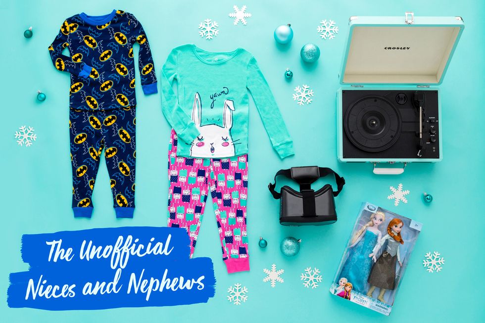 3. Chances are you know a few kids who aren't exactly your nieces + nephews, but you see them often enough that they might as well be. We\u2019ve drummed up some holiday gifts for the kiddos in your life.