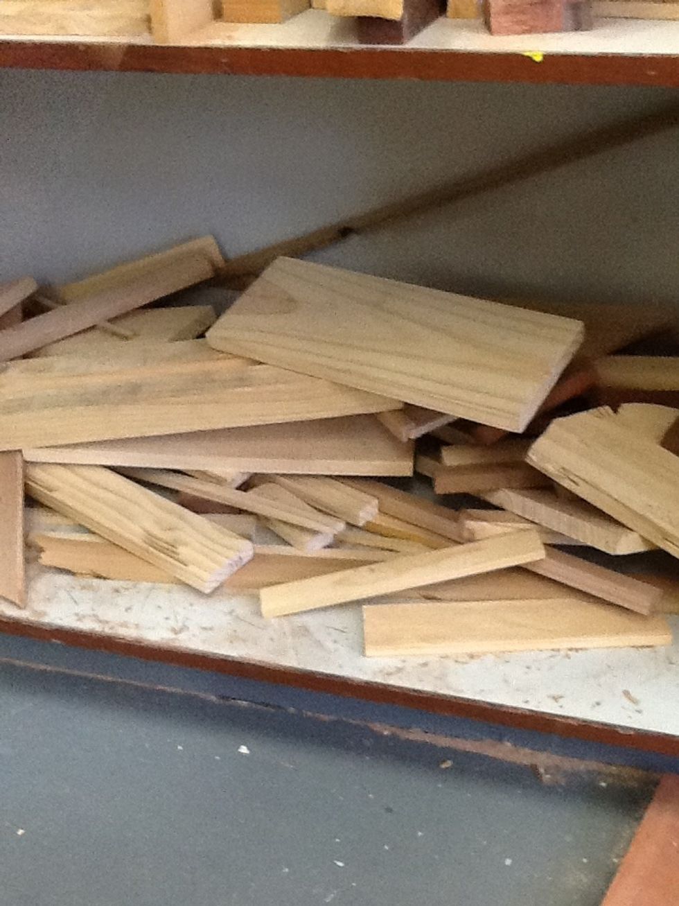 3.Collect your wood for your bored